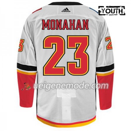 Kinder Eishockey Calgary Flames Trikot SEAN MONAHAN 23 Adidas Weiß Authentic